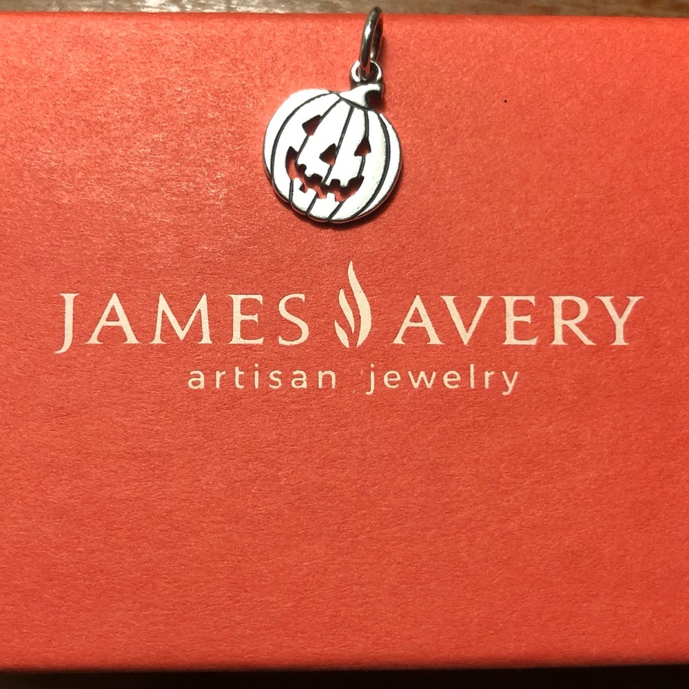 James Avery Sterling Silver Jack O Lantern Pumpkin Charm